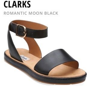 Clarks Black Sandals - Romantic Moon